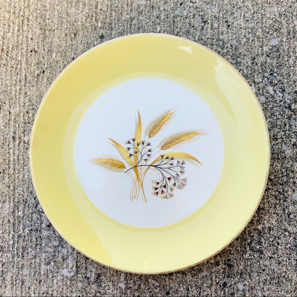 Vintage Century Service Corp Autumn Wheat Large Dinner Plate Rustic Farmhouse